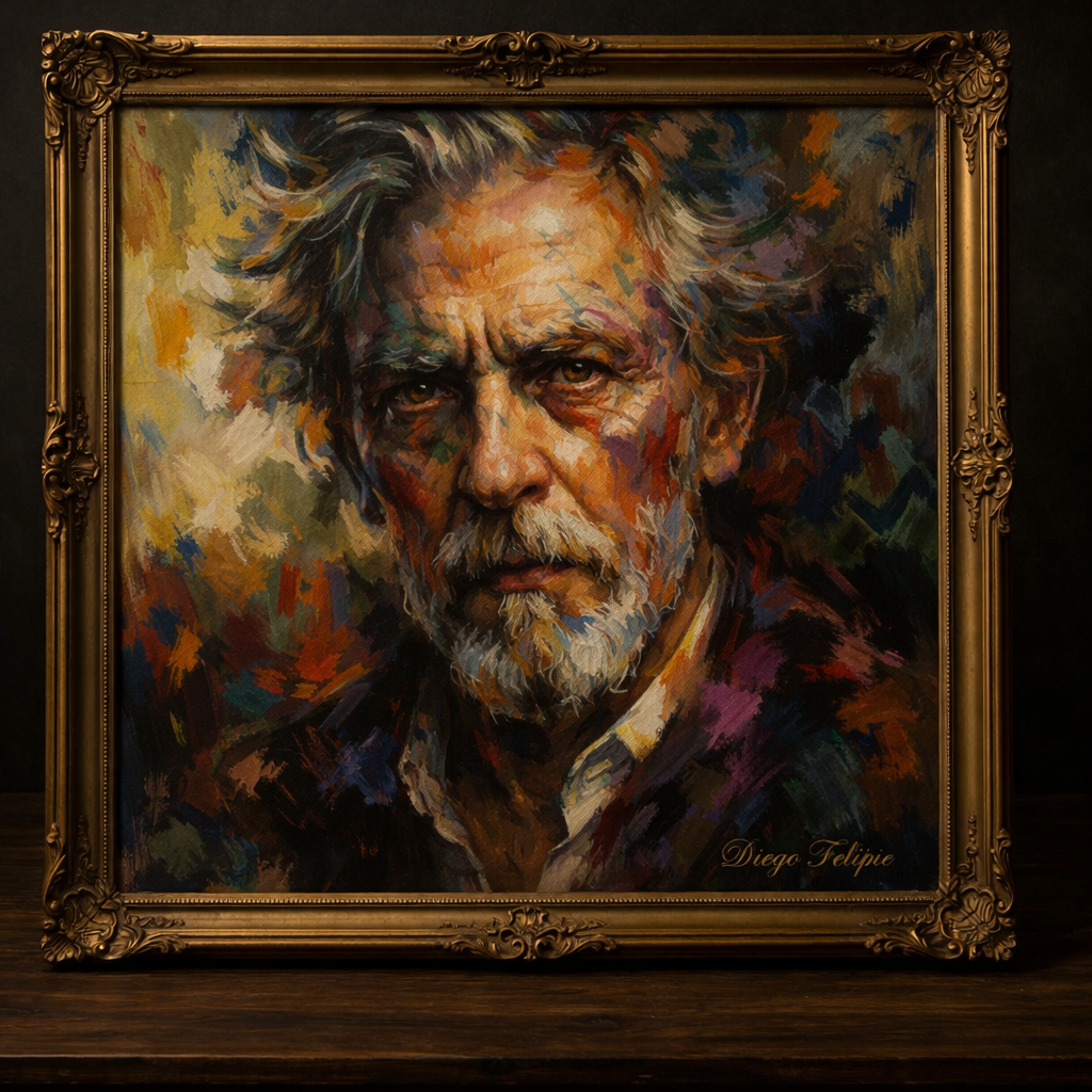 Portrait of a weathered soul